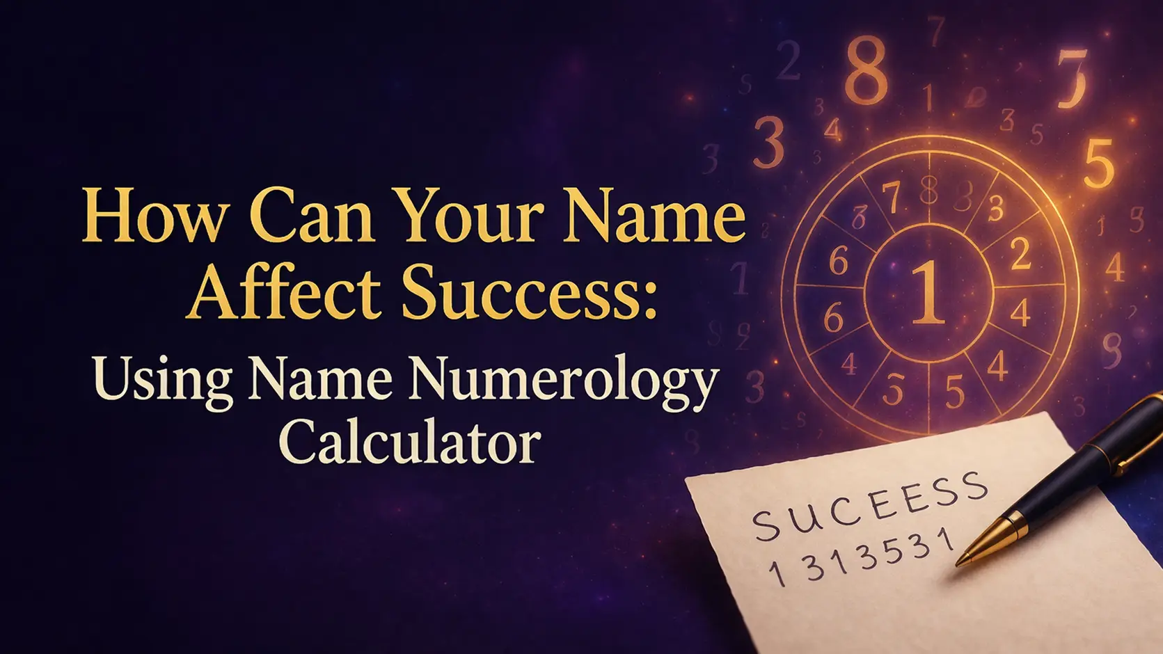 How Can Your Name Affect Success: Using a Name Numerology Calculator